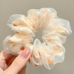 Buộc tóc Scrunchies voan 2 lớp nữ tính dể thương T22