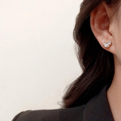 Bông tai nơ ngọc loại nhỏ hàng cao cấp N31