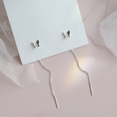 BÔNG TAI BẠC HÌNH BƯỚM B31