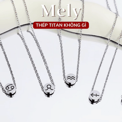 Dây chuyền Thép Titan không gỉ dạng Cung Hoàng Đạo CT31