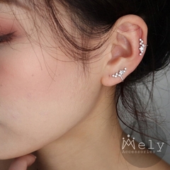 BÔNG TAI KẸP VÀNH ĐÍNH ĐÁ HÌNH SAO B57 (1 chiếc bên trái)