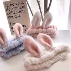 Băng đô rửa mặt tai thỏ tai mèo dể thương T1