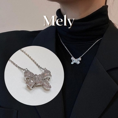 Dây chuyền nơ pha lê cao cấp thanh lịch VV38