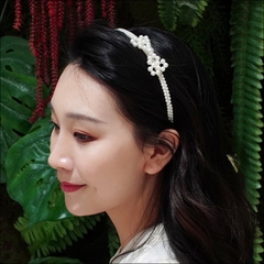 Băng đô cài tóc đính ngọc trai T1-52