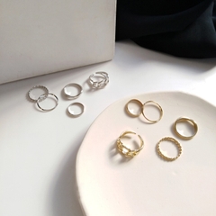 SET 5 NHẪN MẮT XÍCH D60
