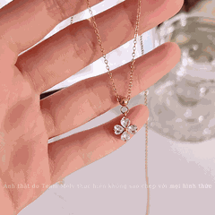 Dây chuyền đính đá hình hoa CT35
