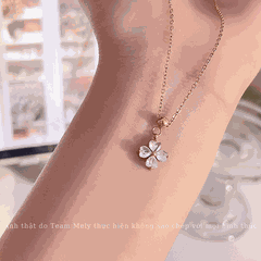 Dây chuyền đính đá hình hoa CT35