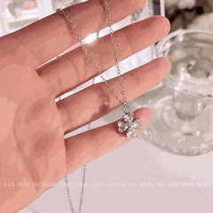 Dây chuyền đính đá hình hoa CT35