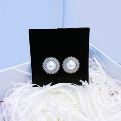 Bông tai bạc 925 zircon cao cấp sang trọng dành cho nữ - Mely M2-33