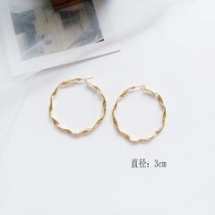 BÔNG TAI TRÒN NHIỀU SIZE  D07