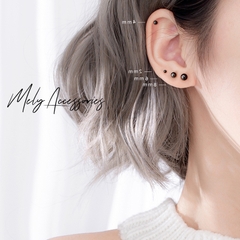 Bông tai hạt châu basic nhiều màu R06
