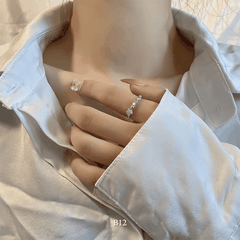 Nhẫn nữ hình tim thời trang basic thanh lịch Mely B12