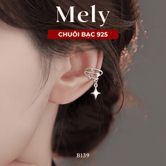 Bông vành tai đính đá B139 (1 Chiếc)