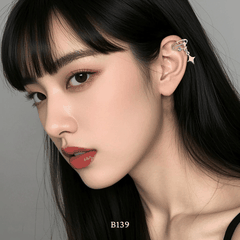 Bông vành tai đính đá B139 (1 Chiếc)