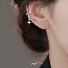Bông vành tai đính đá B139 (1 Chiếc)