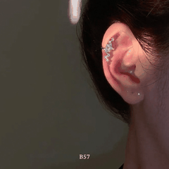 BÔNG TAI KẸP VÀNH ĐÍNH ĐÁ HÌNH SAO B57 (1 chiếc bên trái)
