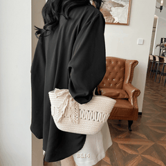 Túi xách cotton dạng thắt nơ BL14