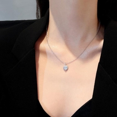 Dây chuyền hình tim đính zircon tinh xảo VV35