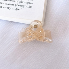 Kẹp tóc càng cua nơ nhỏ hai mặt đính đá ngọc nhiều kiểu T5-18