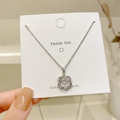 Dây chuyền đính zircon tinh xảo VV33