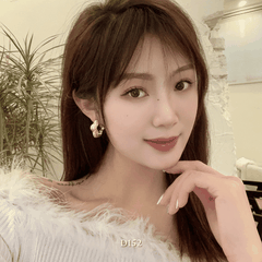 Bông tai nữ hình học phụ kiện trang sức Hàn Quốc D152