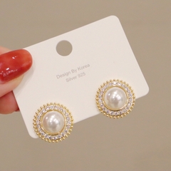 Bông tai bạc 925 zircon cao cấp sang trọng dành cho nữ - Mely M2-33