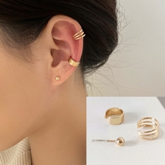 SET BÔNG TAI KẸP VÀNH D21