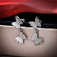 Bộ sang sức nữ hình bướm đính đá thời trang sang trọng đẹp SET09 HA78-1 HA78-2 HA78-3
