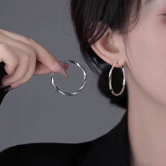 Bông tai tròn nhiều size kiểu dáng cá tính thời trang Mely