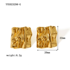 Bông tai Thép Titan không gỉ dạng bảng thép TT129
