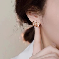 Bông tai nữ ôm vành tai đính đá thời trang cá tính C60