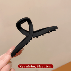 Kẹp tóc càng cua cở lớn hình quạt phong cách Hàn Quốc nhiều màu - Mely T18