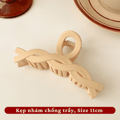 Kẹp tóc càng cua cở lớn hình quạt phong cách Hàn Quốc nhiều màu - Mely T18