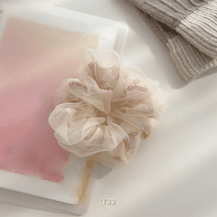 Buộc tóc Scrunchies voan 2 lớp nữ tính dể thương T22