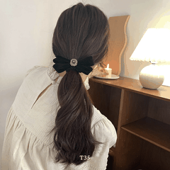 Kẹp tóc, cột tóc ngọc trai nhân tạo basic thời trang nữ tính Mely T35