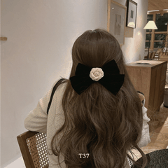 Kẹp tóc nơ hình hoa thời trang Hàn Quốc Mely T37