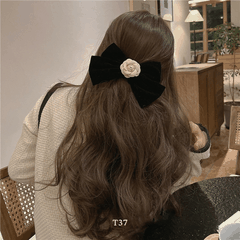 Kẹp tóc nơ hình hoa thời trang Hàn Quốc Mely T37