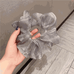 Buộc tóc Scrunchies vải Organza mềm mại xu hướng Hàn Quốc T72