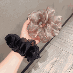Buộc tóc Scrunchies vải Organza mềm mại xu hướng Hàn Quốc T72