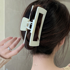 Kẹp tóc nữ hình chữ nhật dạng dài loại lớn phong cách Basic dễ thương phụ kiện thời trang T74