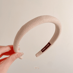 Băng đô cài tóc nữa bảng to phong cách Vintage nhiều màu T76