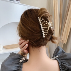 Kẹp tóc càng cua vương miện đính ngọc nữ tính Hàn quốc T8