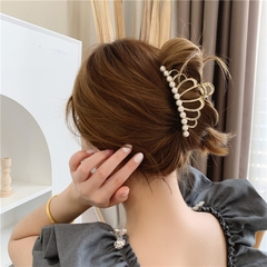 Kẹp tóc càng cua vương miện đính ngọc nữ tính Hàn quốc T8