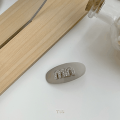 Kẹp tóc mái kim loại bản nhỏ nhắn đính đá cao cấp phụ kiện thời trang cho nữ - T88