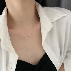 Dây chuyền ngọc trai sợi mảnh thép titan không gỉ TT03