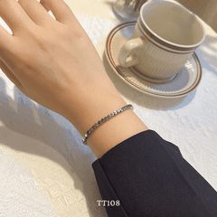 Vòng tay Thép Titan không gỉ dạng khối TT108