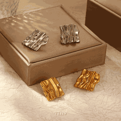 Bông tai Thép Titan không gỉ dạng bảng thép TT129