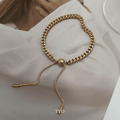 Vòng tay titan mẫu mới không đen gỉ thời trang unisex TT13