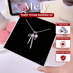 Dây chuyền Thép Titan không đen gỉ hình tim TT134