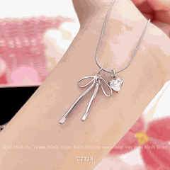 Dây chuyền Thép Titan không đen gỉ hình tim TT134